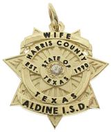 Details about   10K Yellow Gold Deputy Sheriff Badge Charm Pendant Police Pendant 