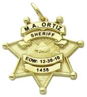 Halskette US Marshal USA Sheriff Arlington Virgina Deputy Sheriff necklace 