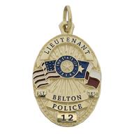 Badge Charm Pendant MSRP $419 Details about   14K Yellow Gold Large Fire Department Shield 