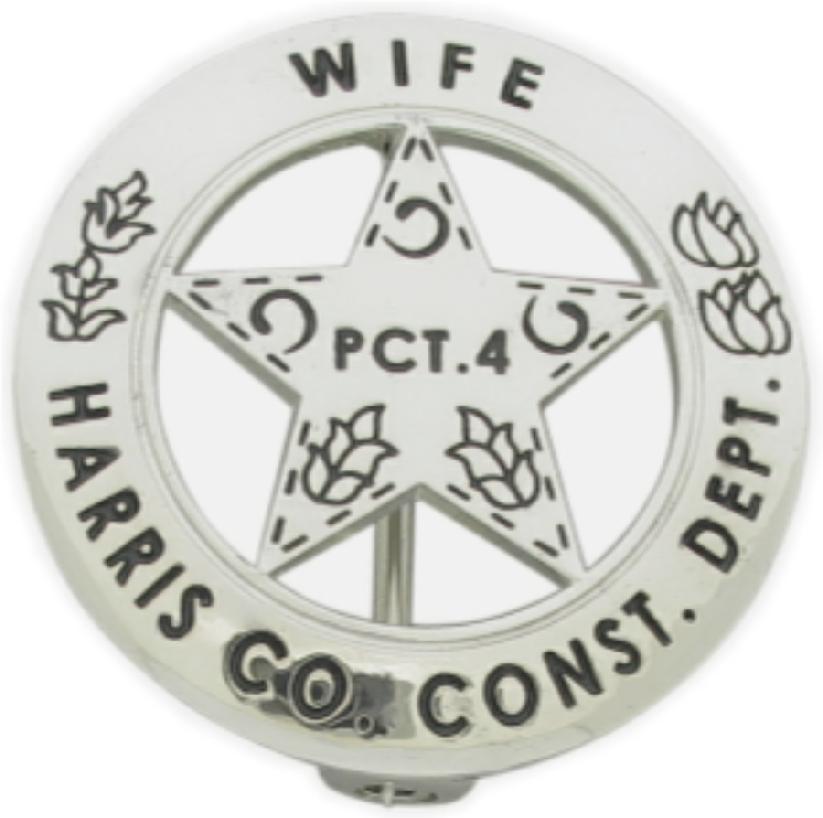 Custom Harris County Precinct 4 Constable badge