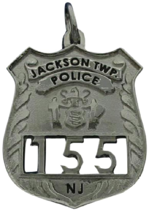 Jackson Twp., NJ Police Officer badge pendant
