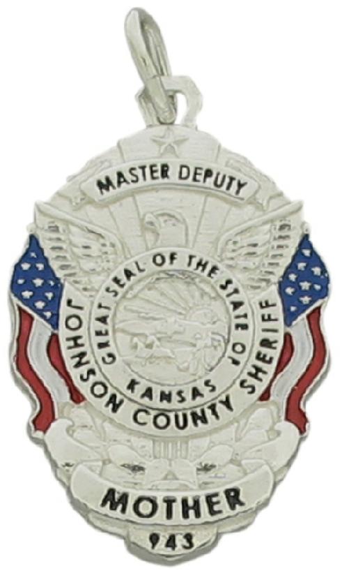 Johnson County, KS Sheriff Deputy badge pendant